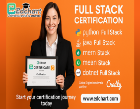 Global Career Opportunities with Edchart's Full Stack Certification and Credly Recognition