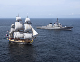 Hermione, the 'Freedom Frigate' of 1780 fame, calls for America’s help