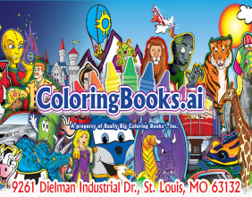 ColoringBooks.ai Print-on-Demand, Publishing and Manufacturing debuts in St. Louis, MO