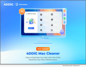 4Ddig Mac Cleaner V3.0.0 Launched: Clean And Speed Up Your Mac In One Click
