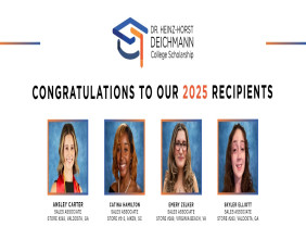 Rack Room Shoes Announces Dr. Heinz-Horst Deichmann Scholarship Program Winners