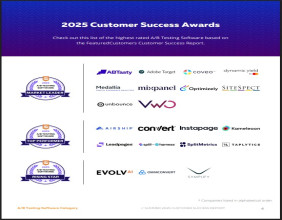 The Top A/B Testing Software Vendors According to the FeaturedCustomers Summer 2025 Customer Success Report Rankings