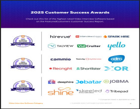 The Top Video Interview Software Vendors According to the FeaturedCustomers Summer 2025 Customer Success Report Rankings