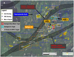 Bonterra Announces 2025 Exploration Plans at its 100% Owned Desmaraisville South Project