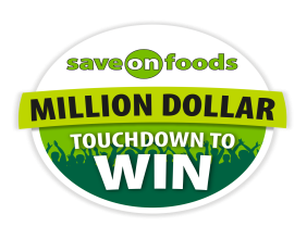New Westminster man wins a million dollars from Save-On-Foods in Save-On-Foods Million Dollar Touchdown to Win