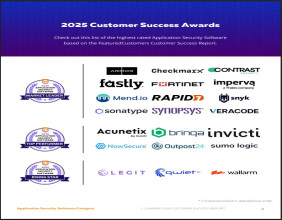 The Top Application Security Software Vendors According to the FeaturedCustomers Summer 2025 Customer Success Report