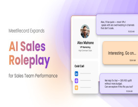 MeetRecord Expands AI Sales Roleplay for Sales Team Performance Enhancement