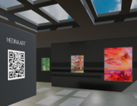 From Canvas to Code: Virtual Exhibition by Medina Kasimova premieres in the FATVillage Metaverse
