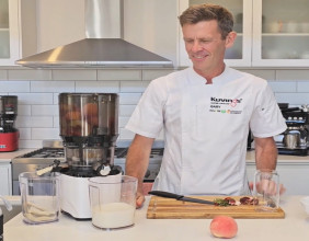 Kuvings Introduces Almond Milk Recipes Using Whole Slow Juicers with Chef Gary Dowse