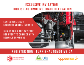Türkiye’s Automotive Trade Delegation Head to Toronto for Exclusive B2B Event