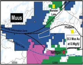 Mines d'Or Orbec débute l'exploration de surface de la partie est de la propriété Muus en attendant les résultats de forage du secteur Lac Bernard