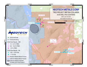 Neotech Metals Commences Drilling at Its TREO Project in British Columbia