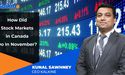  How did Stock markets in Canada do in November? 