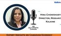 Expert Insights on Canada's Economy by Ms Hina Chowdhary, Director- Research, Kalkine, on 93.1FM ,Ca