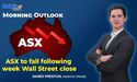  ASX to fall following week Wall Street close 