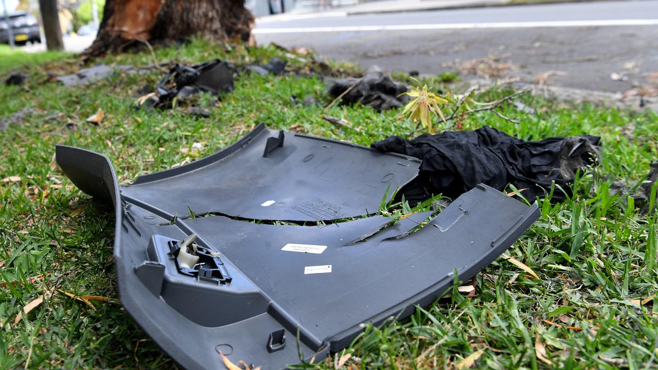  Man dies after teens' fiery car crash 