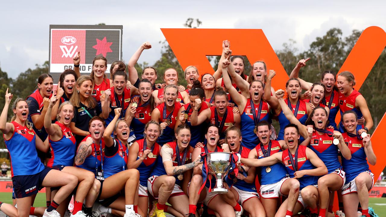 Demons upset Lions for AFLW premiership