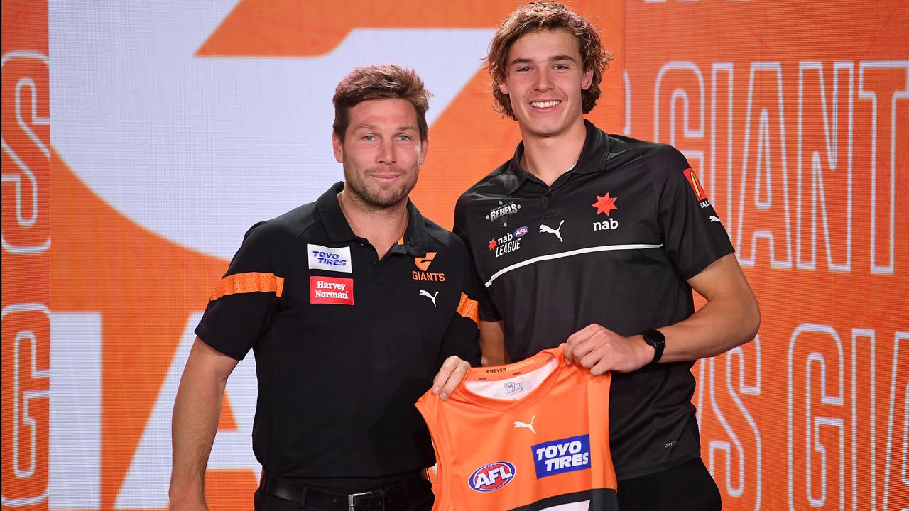 GWS select Cadman as No.1 AFL draft pick