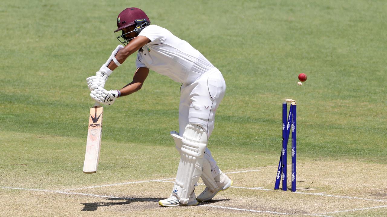  West Indies four down in Perth Test grind 