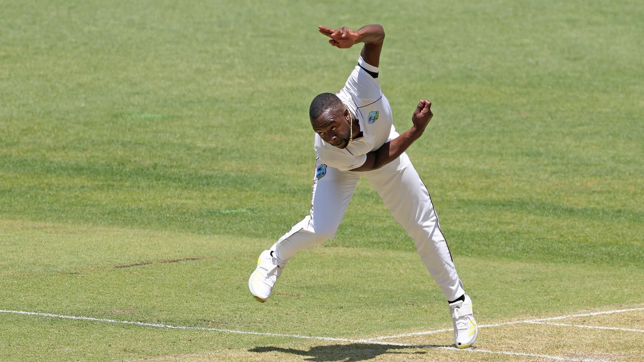 Windies paceman Roach limps off in Test