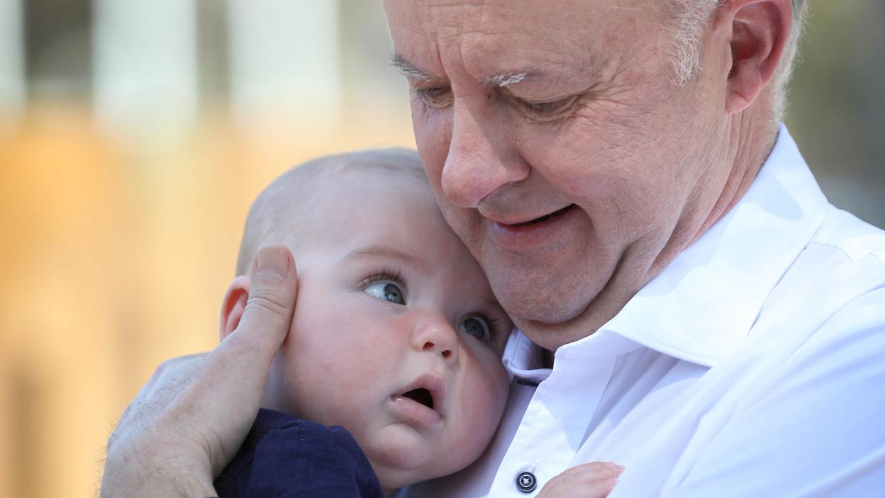 Election baby makes sunshine on flood tour