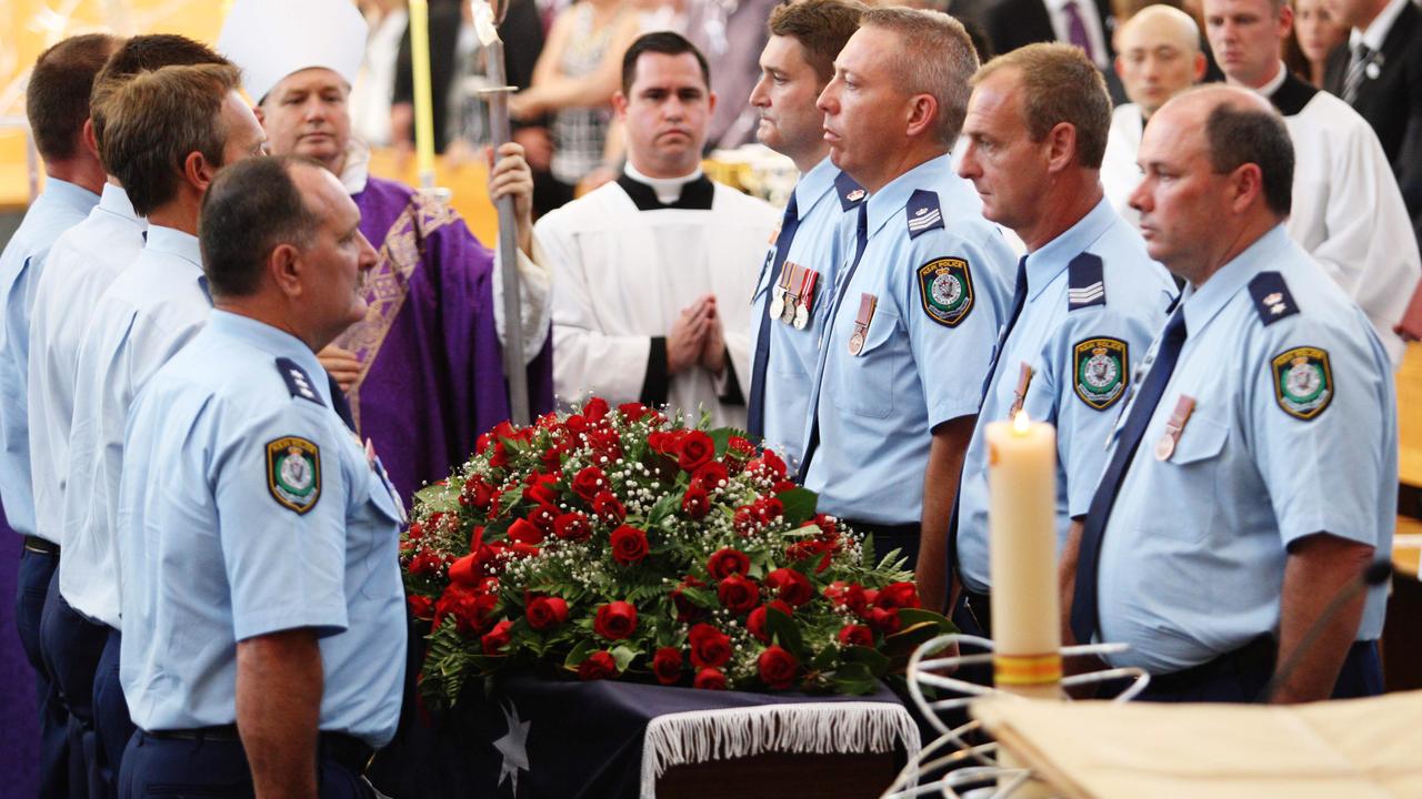 Memorial for slain NSW police officer