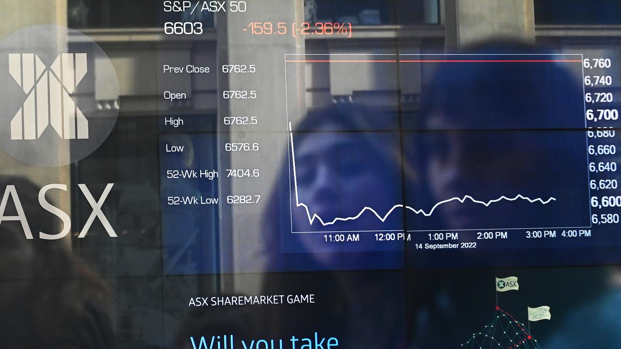 ASX drops as fears rise about US recession