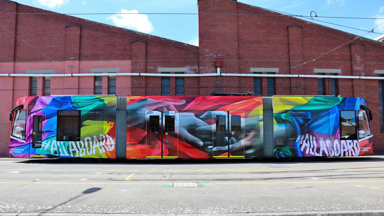 Inclusion push as Vic Pride Tram unveiled
