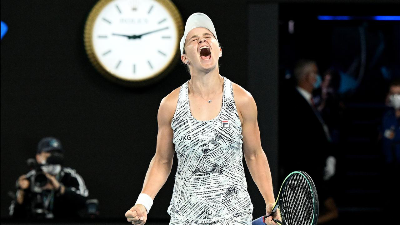 Retired Barty claims fifth Newcombe Medal