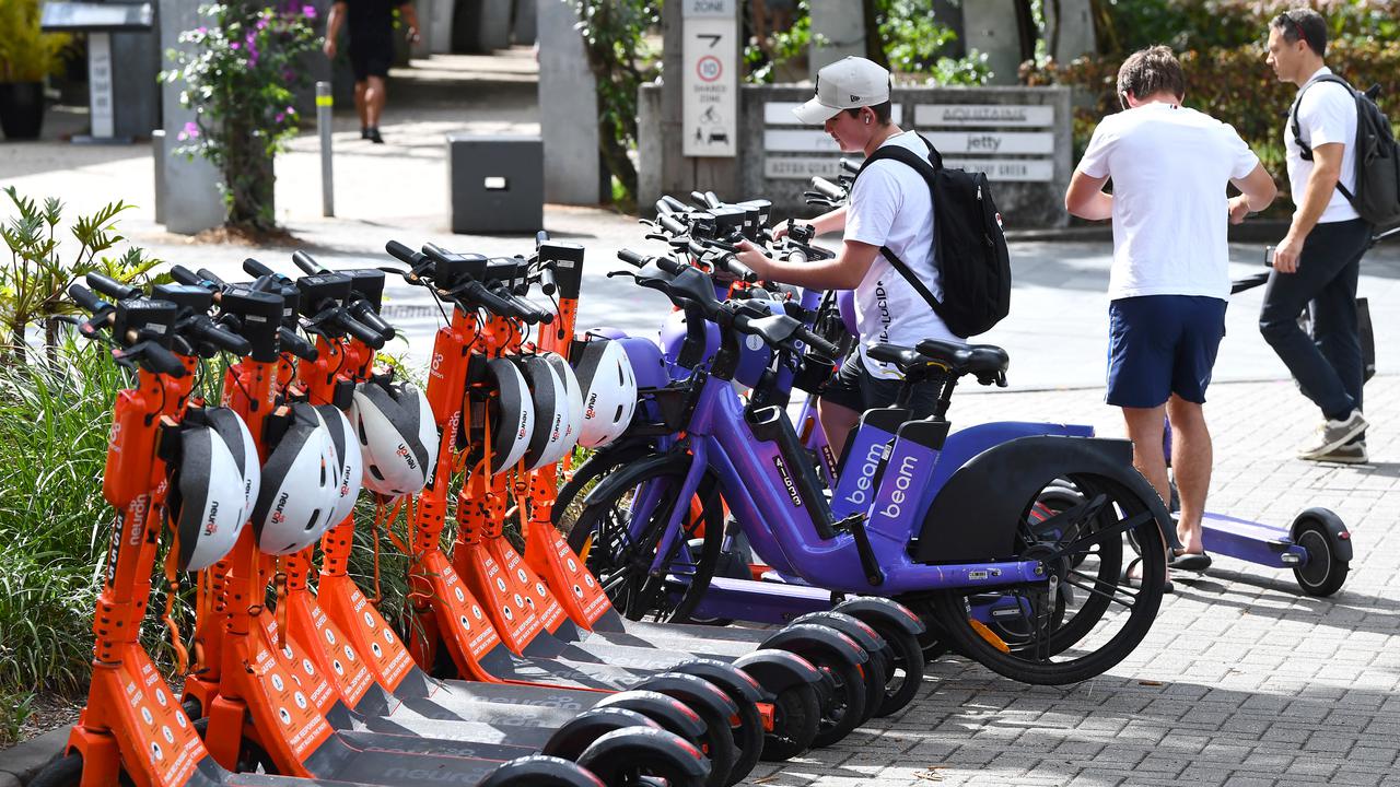 Qld floats fines for poor e-scooter parks