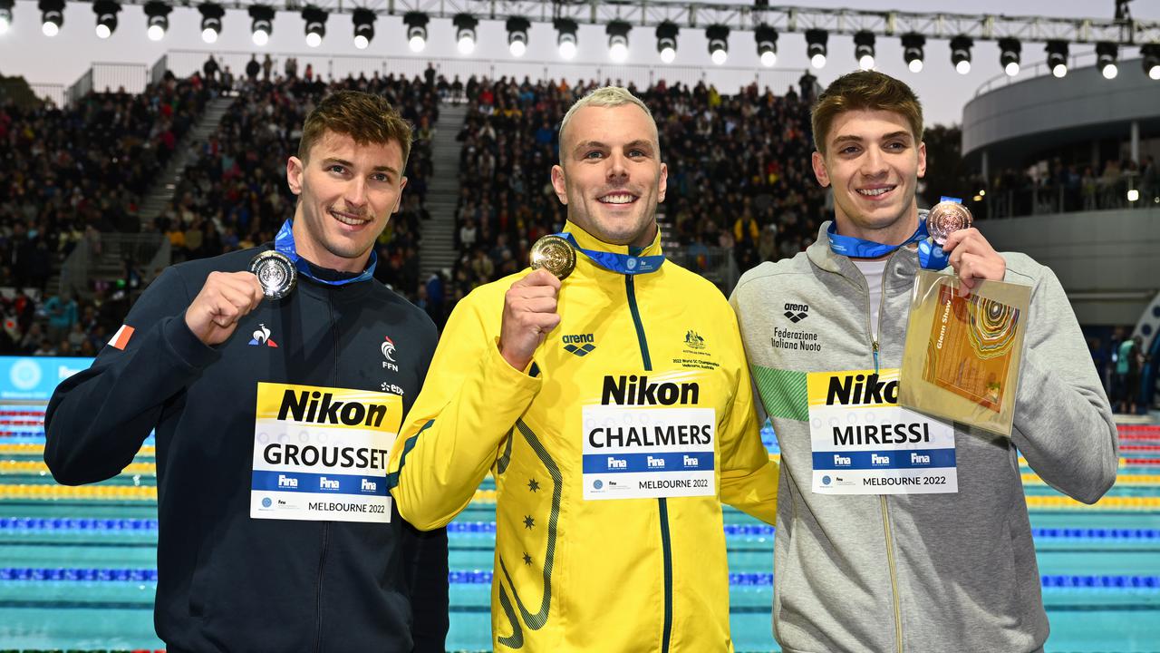 King Kyle wins swim battle with Romanian