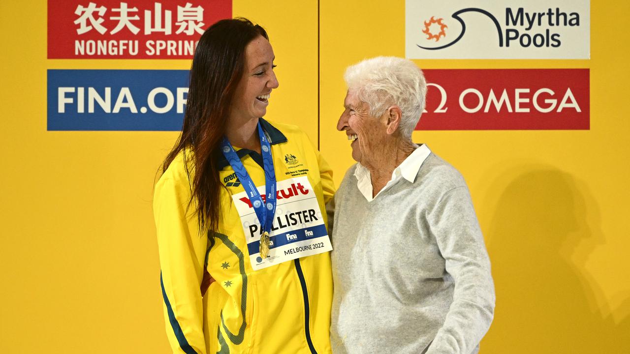 Pallister bags fourth world swim gold