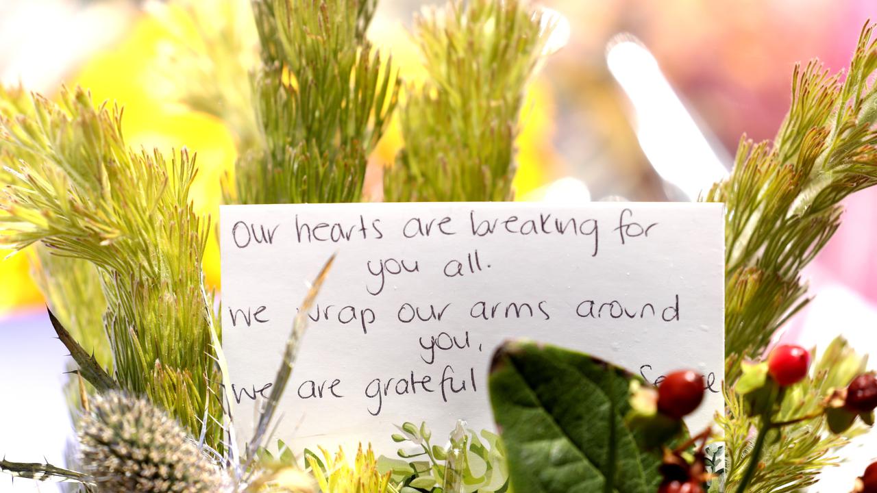 Surviving constable attends shooting vigil