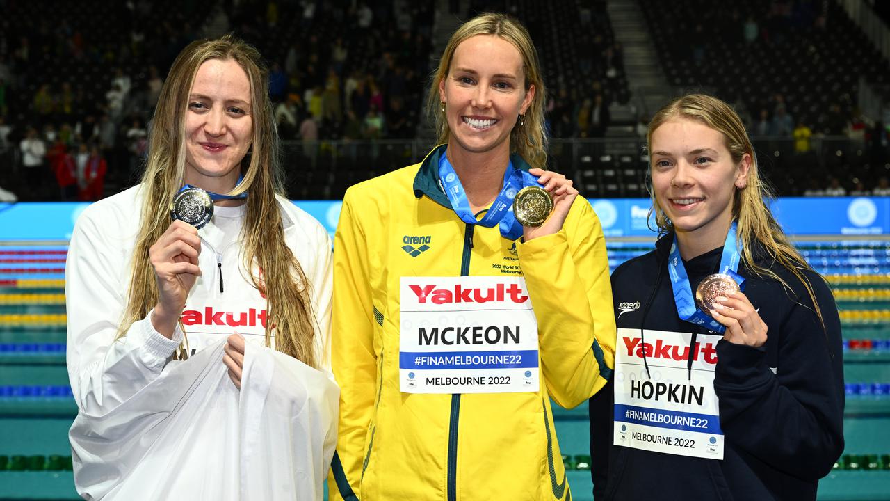 McKeon wins freestyle sprint double