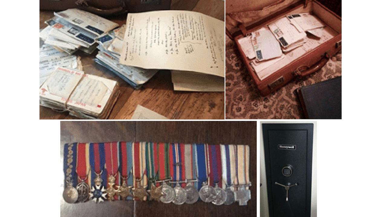Edward 'Weary' Dunlop medals, papers taken