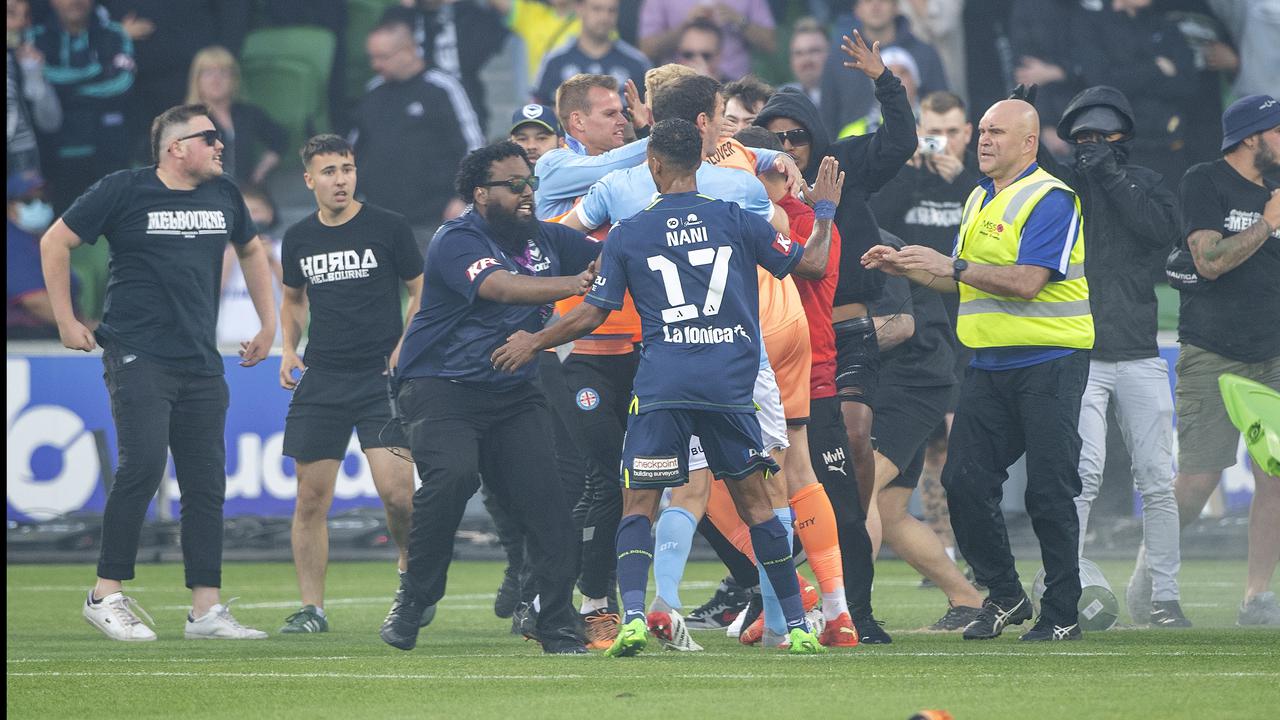 A-League pitch invaders given 20-year ban