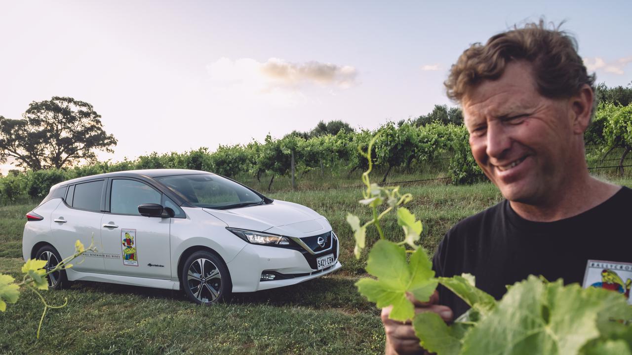 Car-donnay: Electric vehicle powers winery