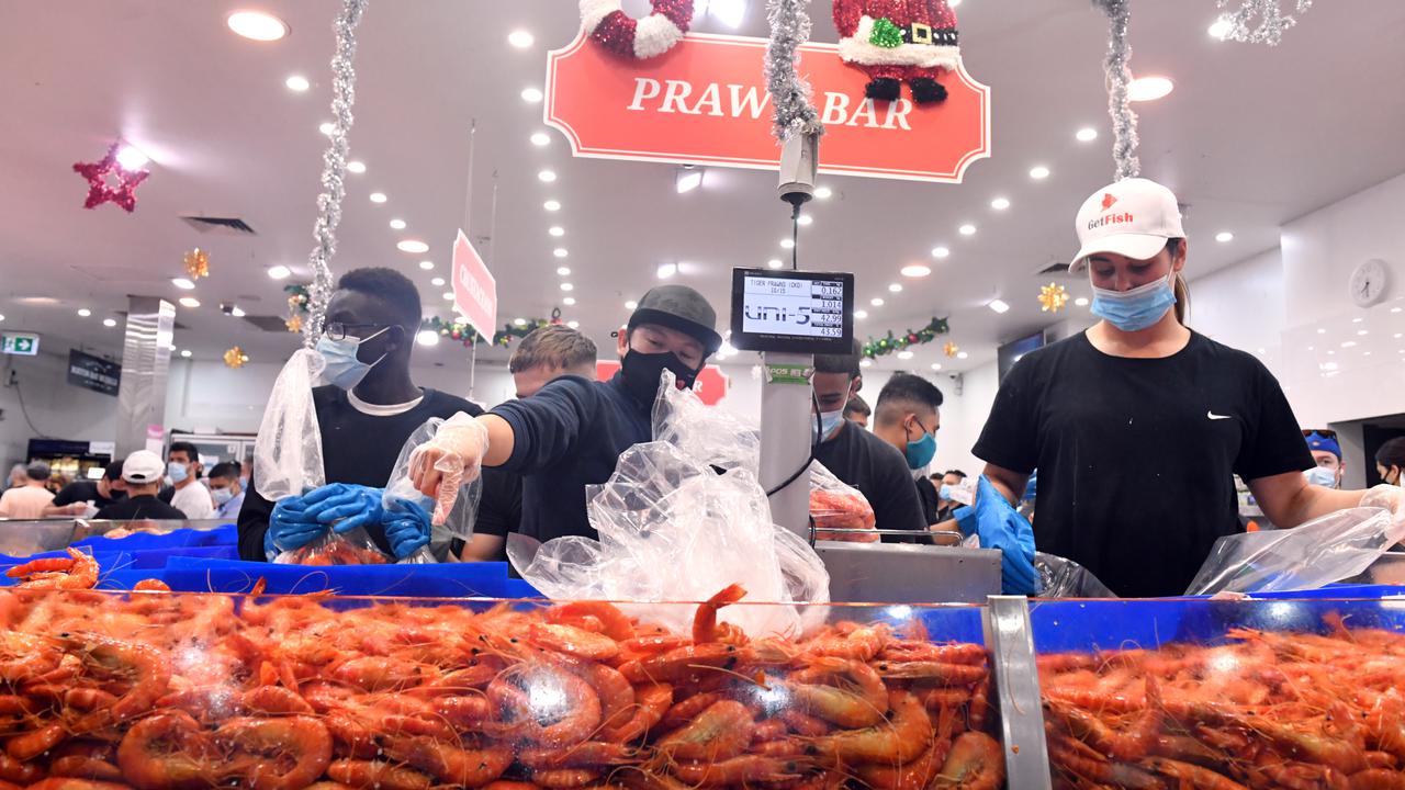 Come get the raw prawn at 36-hour market