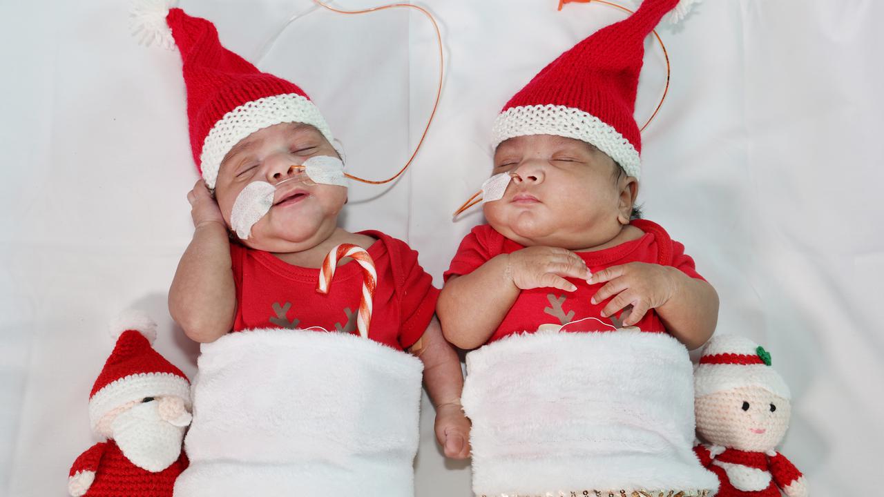  Xmas miracle as premmie twins go home 