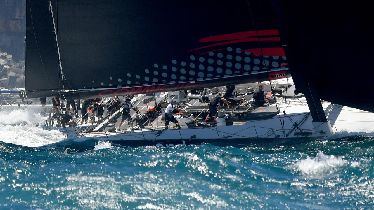 Sydney-Hobart leaders close to record pace