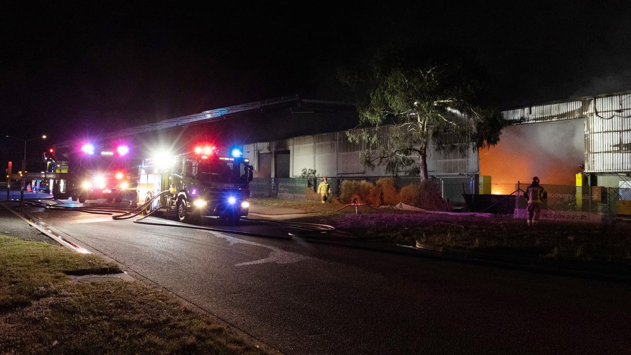 Fire destroys major ACT recycling centre