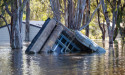 Evacuated outback town faces record floods