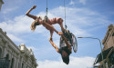 Dancer in wheelchair soars in aerial duo