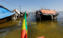  Life's no longer rosy at Senegal's Pink Lake after floods 