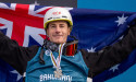 Graham defied broken collarbone to win world ski medals