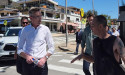 'Come see the homeless': Beach visit plea for Perrottet