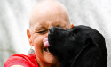 Tongues wag as pollie puppy love sealed with a kiss