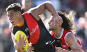 Essendon's Caldwell escapes ban for punching Daicos