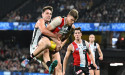 Power upset Saints, post fourth straight AFL victory