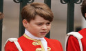  Coronation of King and Queen under way at Westminster Abbey 